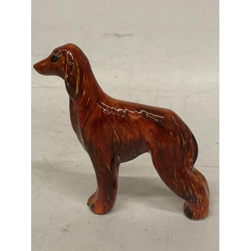 794 - AN ANITA HARRIS AFGHAN HOUND SIGNED IN GOLD