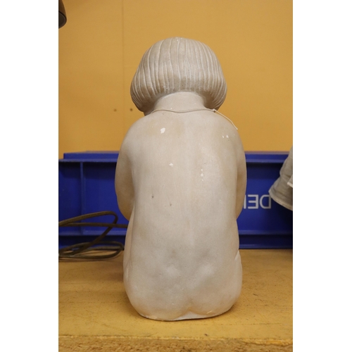 855 - A NOSTALGIA GALLERY CASTING OF A GIRL, HEIGHT 29CM