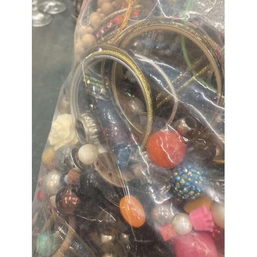 939 - A LARGE QUANTITY OF COSTUME JEWELLERY - 10KG