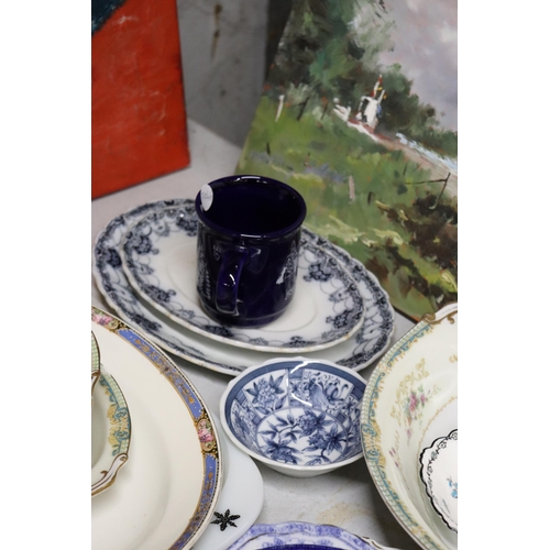 1156 - A LARGE MIXED LOT TO INCLUDE WEDGEWOOD, FUJI CHINA, WADE ETC