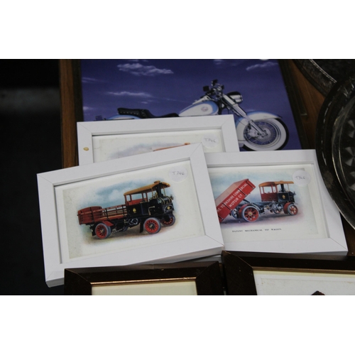 1255 - A QUANTITY OF SMALL TRANSPORT RELATED PRINTS - 10 IN TOTAL