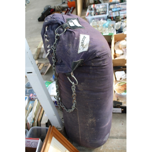 1951 - A WARRIOR HANGING PUNCH BAG