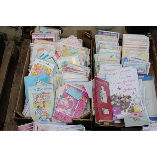 2293 - A LARGE QUANTITY OF AS NEW AND SEALED GREETINGS CARDS