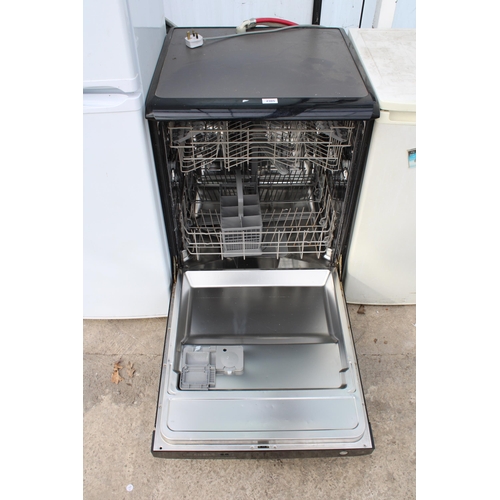 2305 - A BLACK UNDERCOUNTER DISH WASHER