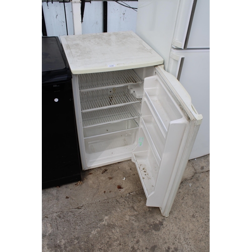 2306 - A WHITE PROLINE UNDERCOUNTER FRIDGE