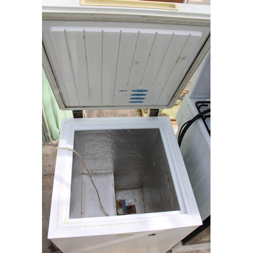 2441 - A SMALL FRIGIDAIRE CHEST FREEZER