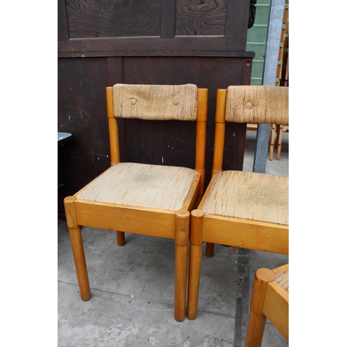 2752 - THREE RETRO DINETTE DINING CHAIRS