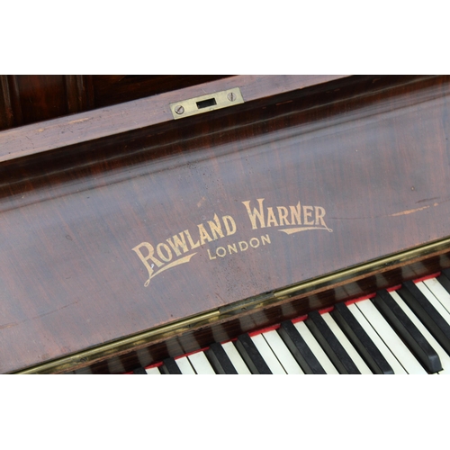 3045 - A ROLAND WARNER (LONDON) UPRIGHT PIANO