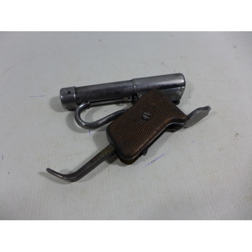 352 - A TELL 2 .177 CALIBRE AIR PISTOL, 13CM BARREL, LENGTH 14.5CM A/F