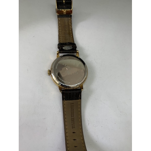 602 - AN ACCURIST WRIST WATCH SEEN WORKING BUT NO WARRANTY