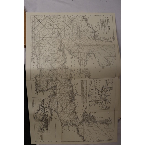 12 - GREAT BRITAINS COASTING PILOT IN TWO PARTS BEING A NEW AND EXACT SURVEY OF THE SEA COAST. REPRINT OF... 