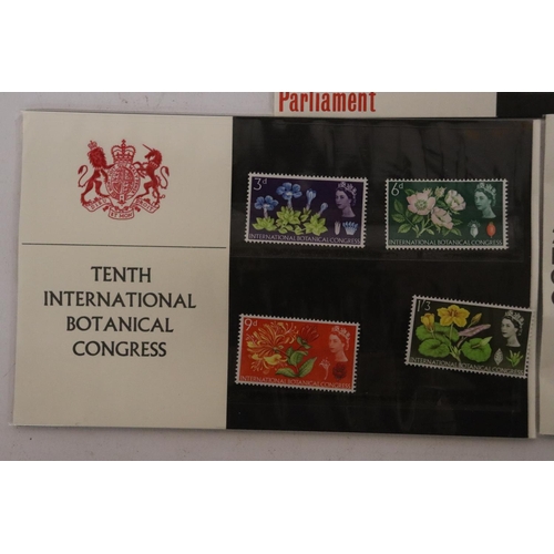 339 - A SELECTION OF GB PRE-DECIMAL PRESENTATION PACKS TO INCLUDE : SHAKESPEARE ( PLUS 2 FDC’S ), GEOGRAPH... 