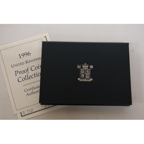 359 - THE ROYAL MINT 1996 PROOF COIN COLLECTION WITH COA