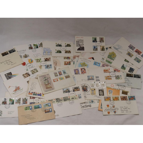 377 - A CARTON CONTAINING AN ACCUMULATION OF GB FIRST DAY COVERS