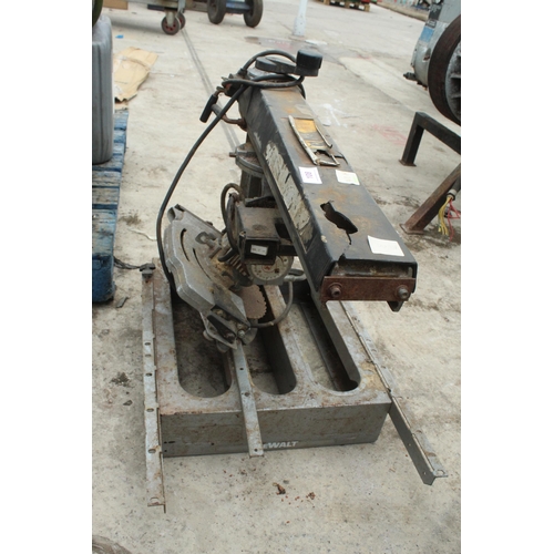 108 - DEWALT RADIAL SAW IN WORKING ORDER  NO VAT