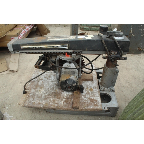 112 - DEWALT RADIAL SAW IN WORKING ORDER  NO VAT