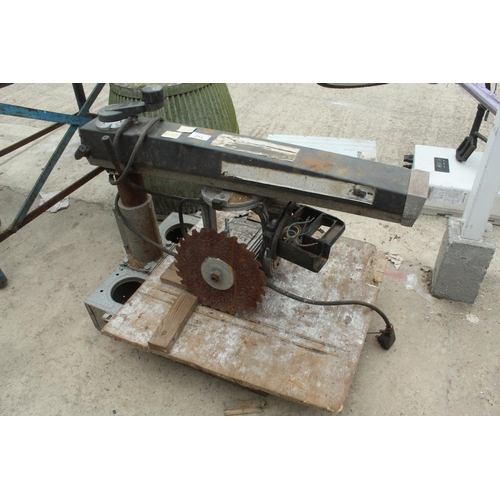 112 - DEWALT RADIAL SAW IN WORKING ORDER  NO VAT