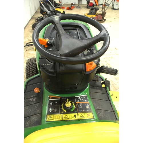 161 - JOHN DEERE W540 RIDE ON LAWN MOWER 678.0 HOURS (KEY IN OFFICE)  NO VAT