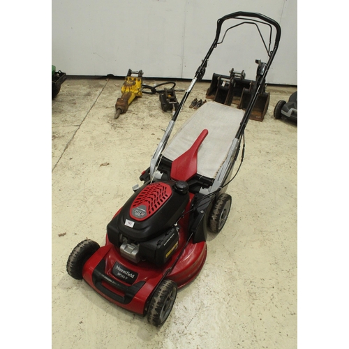 163 - MOUNTFIELD SP555V MOWER IN GOOD WORKING ORDER  NO VAT