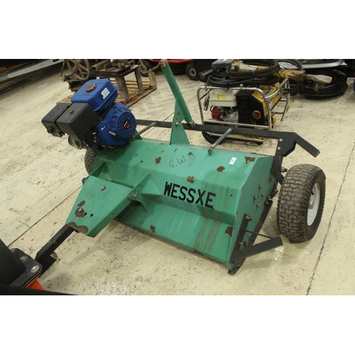 166 - AVT PETROL FAIL MOWER IN GOOD WORKING ORDER  NO VAT