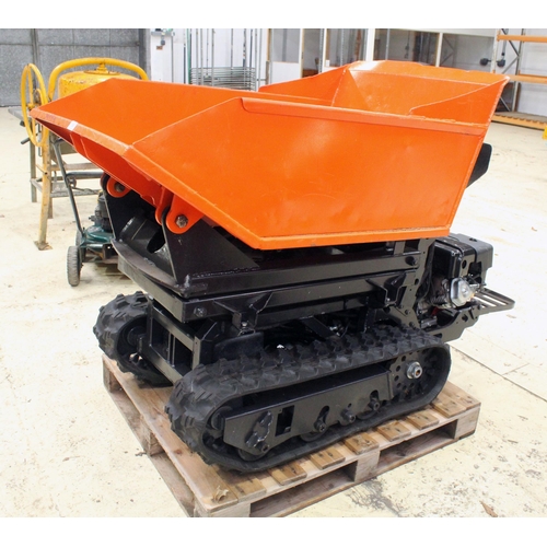 168 - HI TIP TRACK BARROW WITH NEW TRACKS   NO VAT