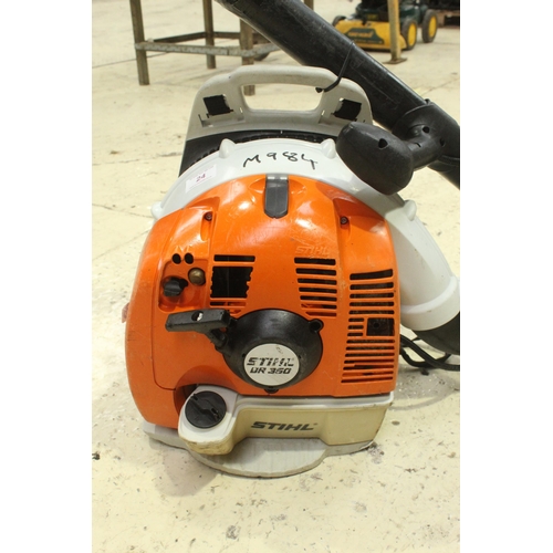 24 - STIHL BR350  BACK PACK BLOWER  NO VAT