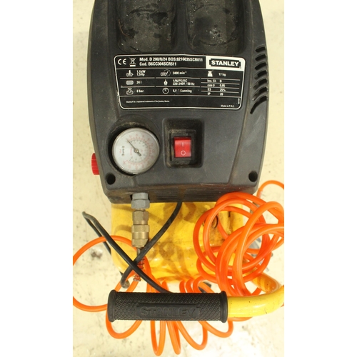 25 - STANLEYLWA 97dB COMPRESSOR  NO VAT