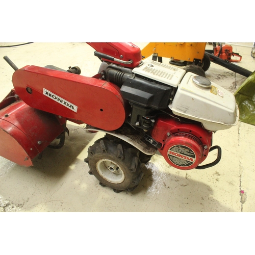 43 - HONDA F410 ROTAVATOR IN WORKING ORDER  NO VAT