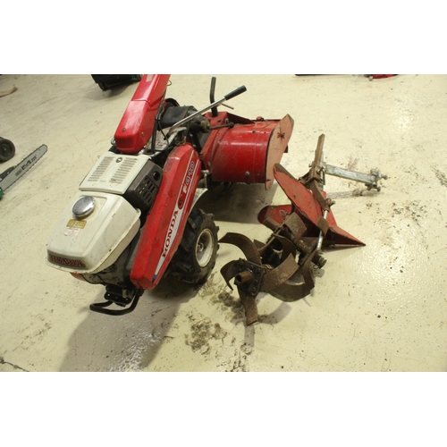 43 - HONDA F410 ROTAVATOR IN WORKING ORDER  NO VAT