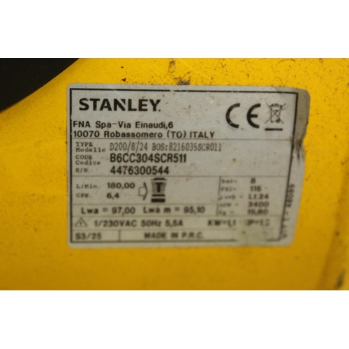 51 - STANLEY LMA 97dB COMPRESSOR IN WORKING ORDER  NO VAT