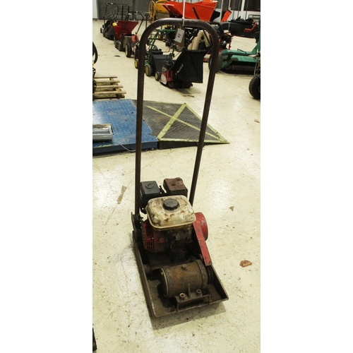 62 - WACKER PLATE WITH HONDA 4.0 ENGINE  NO VAT