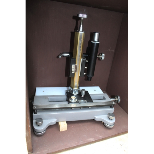 85 - TRAVELLING MICROSCOPE IN A BOX  NO VAT