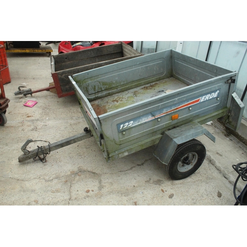 99 - ERDE 99 CAR TRAILER  - NO VAT