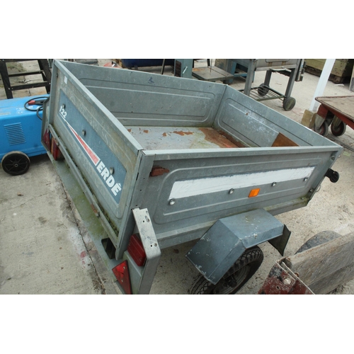 99 - ERDE 99 CAR TRAILER  - NO VAT