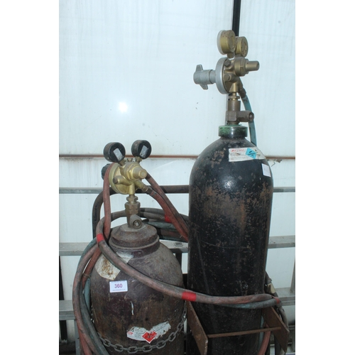 360 - OXY ACETYLENE KIT  NO VAT