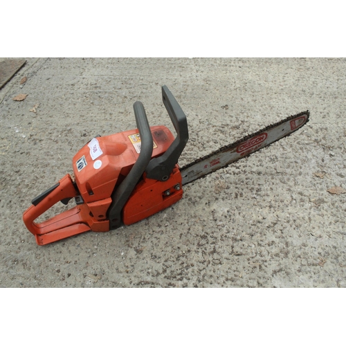 568 - HUSQVARNA 142 CHAINSAW IN WORKING ORDER  NO VAT