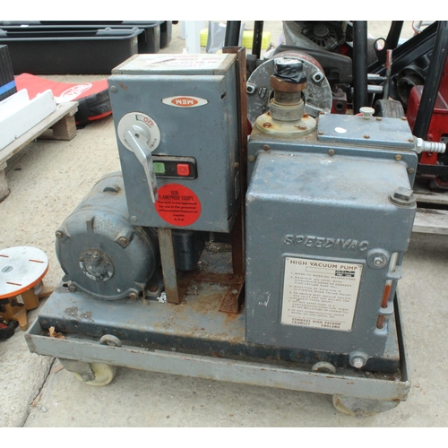 570 - SPEEDIVAC HIGH VACUUM PUMP  NO VAT