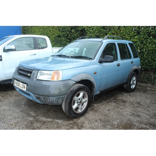 181 - LAND ROVER FREELANDER XDI S-WAGON ESTATE DIESEL V656LDN FIRST REG 08/10/99 MOT 1/11/24 167838 MILES ... 