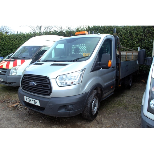 185 - FORD TRANSIT DROP SIDE MT16YDY ONE OWNER FROM NEW DIRECT FROM A COMPANY 12 MONTHS MOT + VAT WHILST A... 