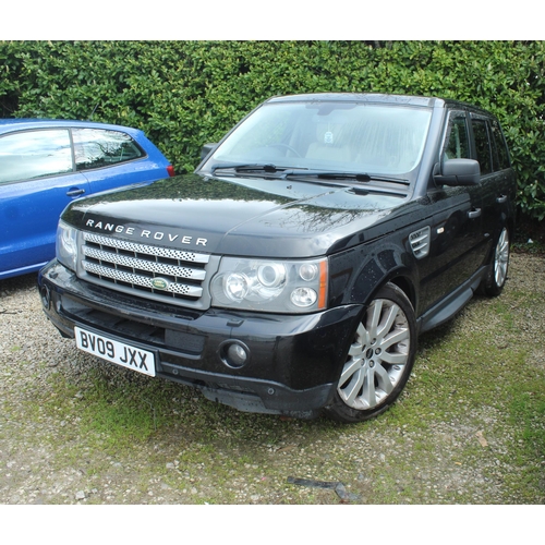 187 - RANGE ROVER SPORT HSE ESTATE BV09JXX FIRST REG 01/03/09 DIESEL MOT 15/02/25 2 KEYS  APPROX 106563 MI... 