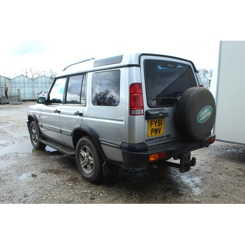 198 - LANDROVER DISCOVERY TD5 GS FY51PMV FIRST REG 22/12/01  MOT 12/12/24 FULL SERVICE HISTORY ORIGINAL HA... 