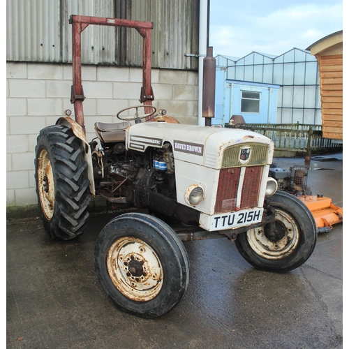 200 - 1970 DAVID BROWN 780 SELECTAMATIC TRACTOR TTU 215H WITH ORIGINAL LOG BOOK & V5 & ORIGINAL INSTRUCTIO... 