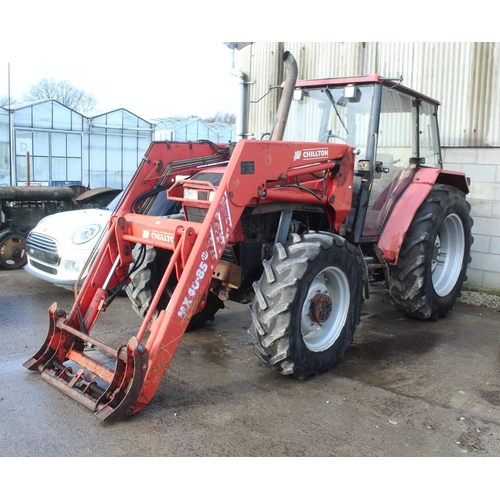 203 - CASE INTERNATIONAL 4230 TRACTOR WITH CHILTERN MX40.85 LOADER IN WORKING ORDER WITH LOG BOOK NO VAT