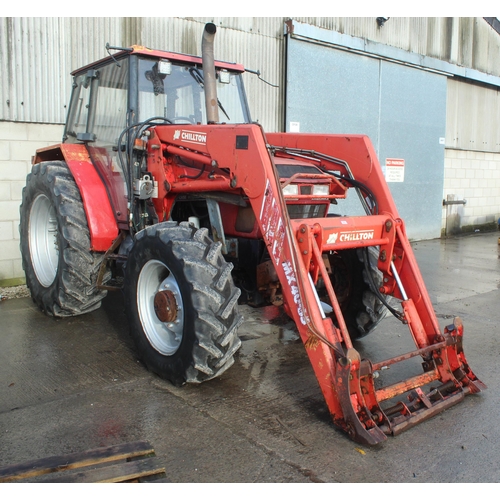 203 - CASE INTERNATIONAL 4230 TRACTOR WITH CHILTERN MX40.85 LOADER IN WORKING ORDER WITH LOG BOOK NO VAT