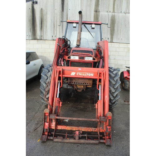 203 - CASE INTERNATIONAL 4230 TRACTOR WITH CHILTERN MX40.85 LOADER IN WORKING ORDER WITH LOG BOOK NO VAT