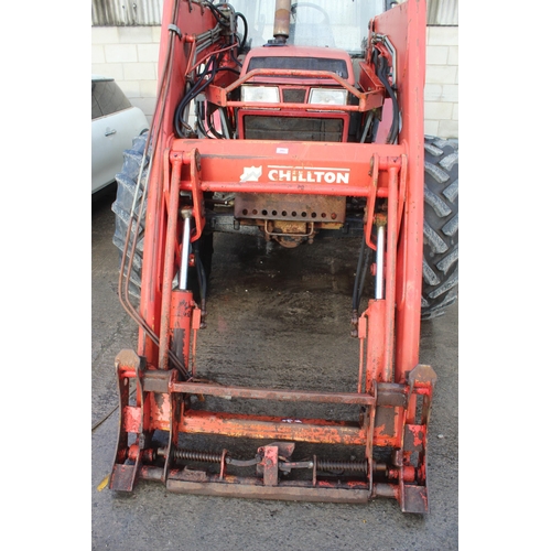 203 - CASE INTERNATIONAL 4230 TRACTOR WITH CHILTERN MX40.85 LOADER IN WORKING ORDER WITH LOG BOOK NO VAT