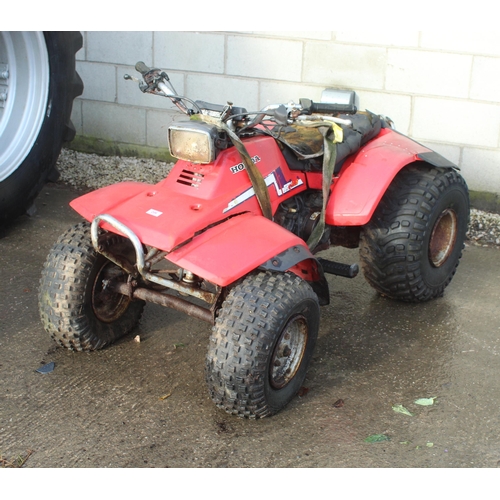 206 - HONDA TRX 125 QUAD BIKE NO VAT