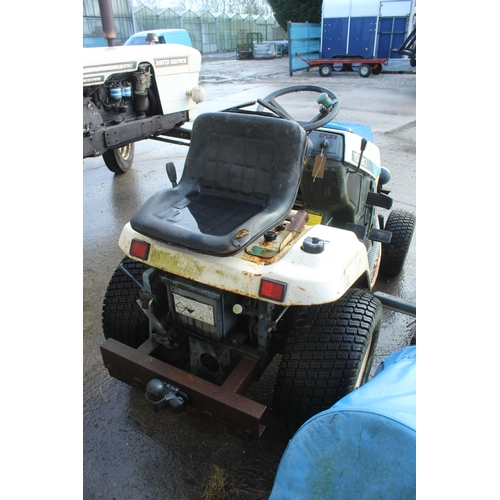 208 - ISEK SG15 MINI TRACTOR WITH ATTACHMENTS (NON RUNNER) NO VAT