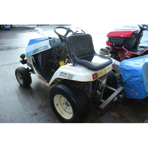 208 - ISEK SG15 MINI TRACTOR WITH ATTACHMENTS (NON RUNNER) NO VAT