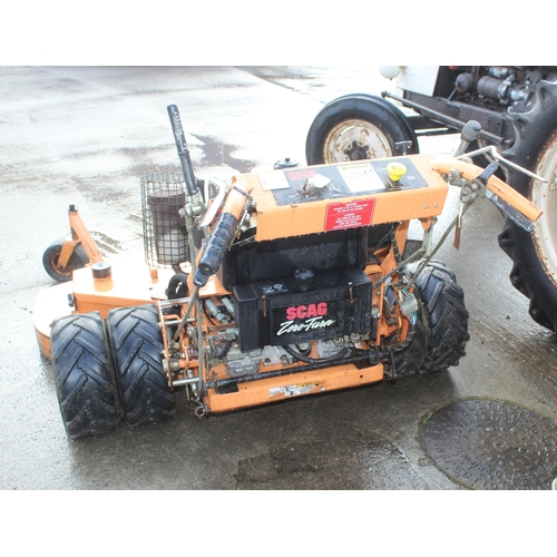 209 - SCAG 61 MOWER WITH KAWASAKI FH64 ENGINE RUNS WELL BUT NEEDS A SERVICE NO VAT